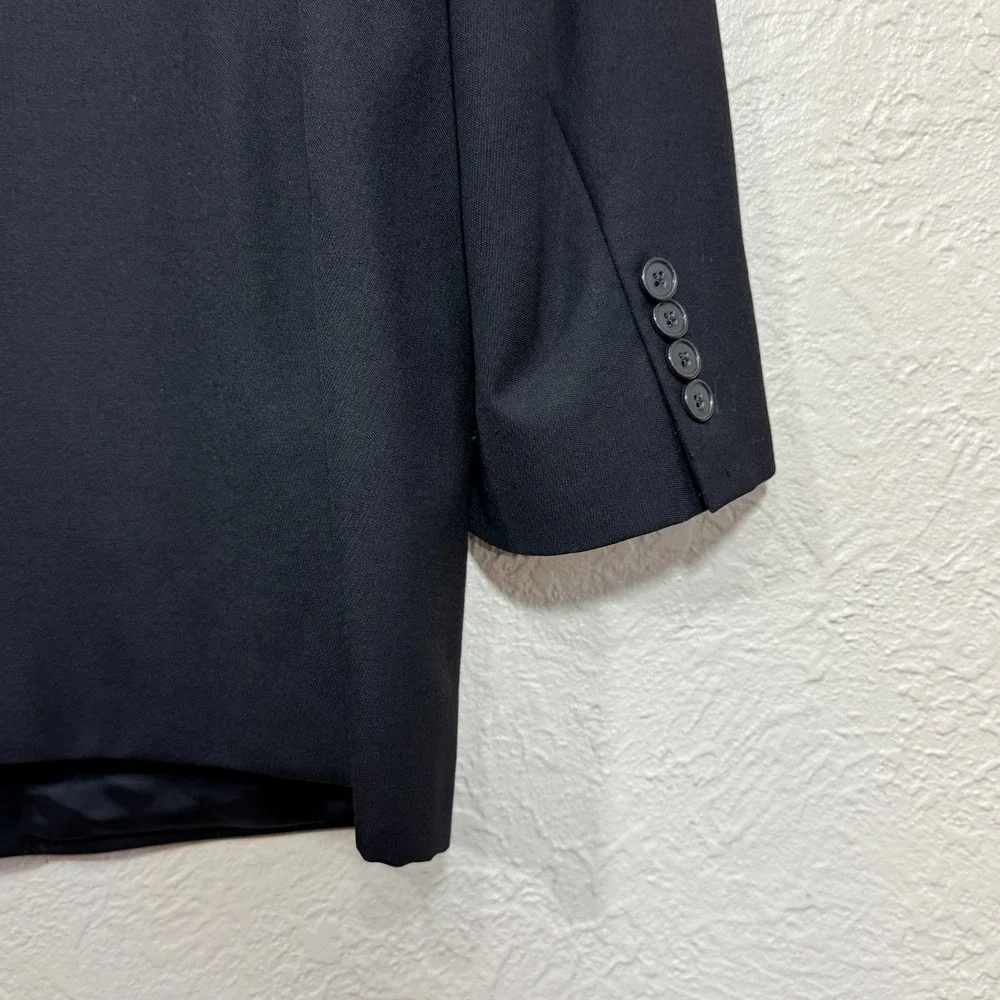 Vtg Joseph Abboud‎ Blazer Sport Coat 44R Wool USA Made Classic Ivy Prep School